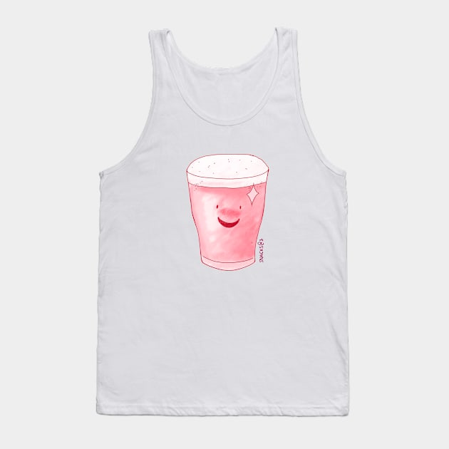 PINK Beer Tank Top by Snacks At 3